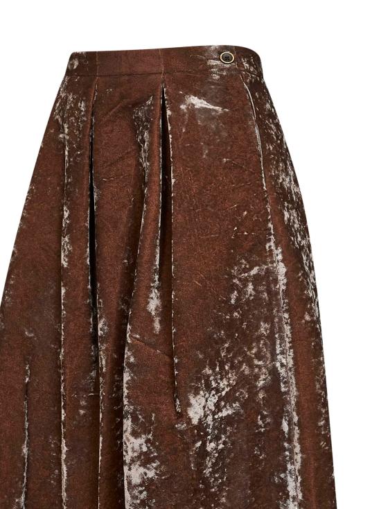 26FW 우마 왕 스커트 UP2006 UW550 BROWN - UMA WANG