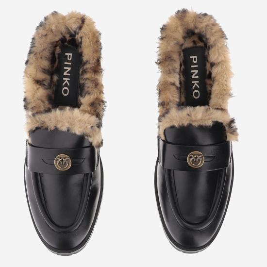 26FW 핑코 플랫 슈즈 SD0683 BLACK - PINKO