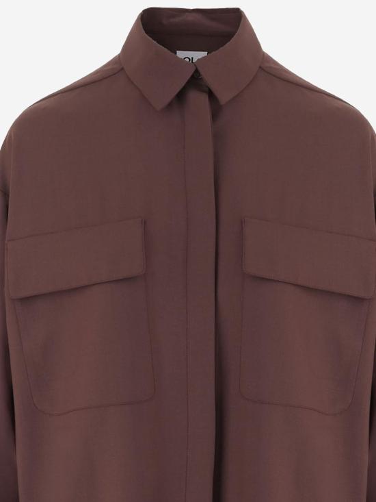 26FW 큐엘투 셔츠 GLADYS BURGUNDY - QL2