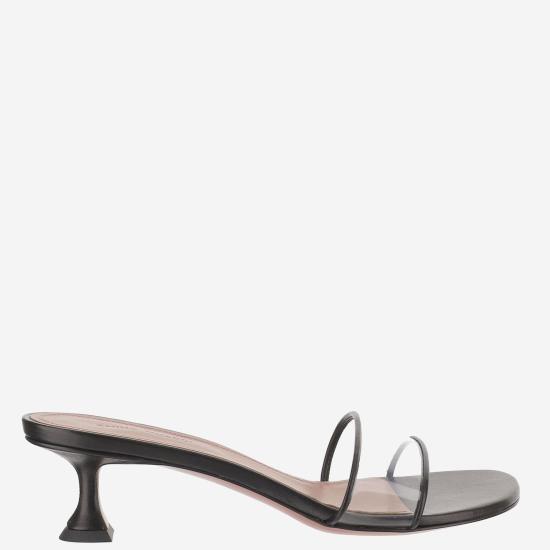 26SS 아미나 무아디 샌들 ANDREEAGLASSSLIPPER BLACK