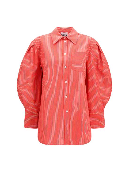 26FW 가니 셔츠 A1140006 RED