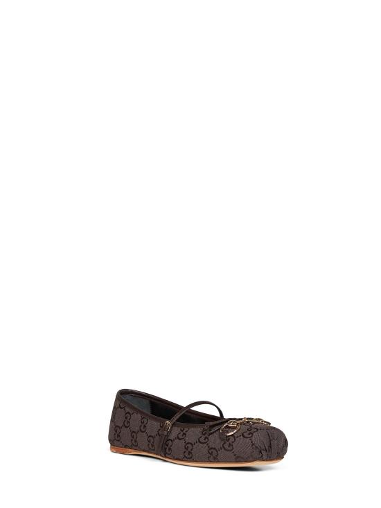 26FW 구찌 홀스빗 플랫 슈즈 814321FAD8F2140 BROWN - GUCCI