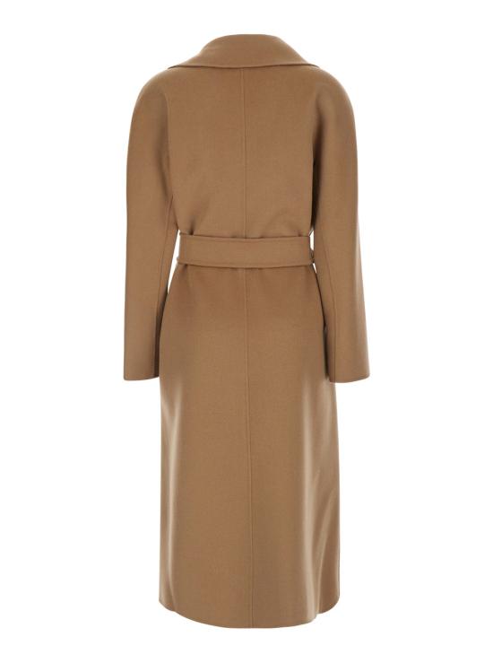 26FW 막스마라 버진 울 벨티드 롱 코트 2626016021600 BEIGE - MAX MARA