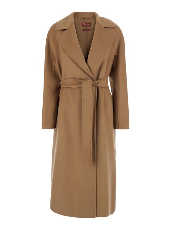 26FW 막스마라 버진 울 벨티드 롱 코트 2626016021600 BEIGE