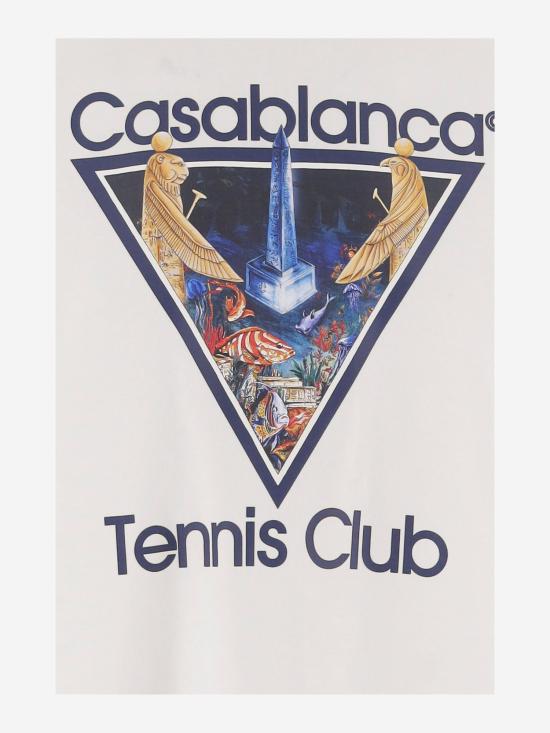 26FW 카사블랑카 탑 MAW26JTS001 WHITE - CASABLANCA