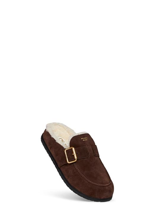 26FW 프라다 뮬/슬리퍼 1R548OZF10JFTF0003 BROWN - PRADA