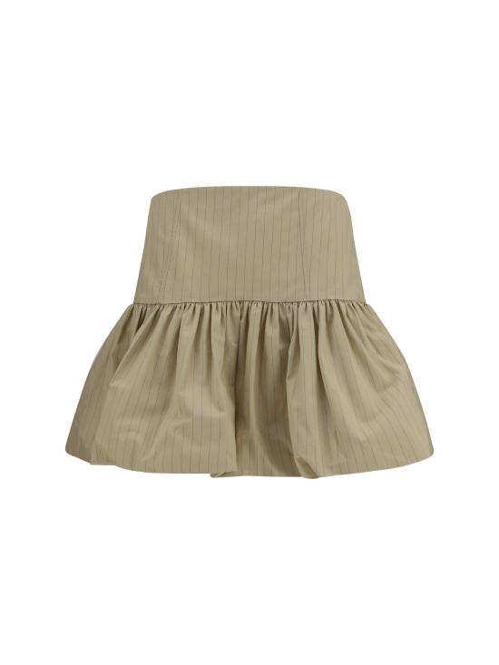 26FW 가니 스커트 A1090262 BEIGE
