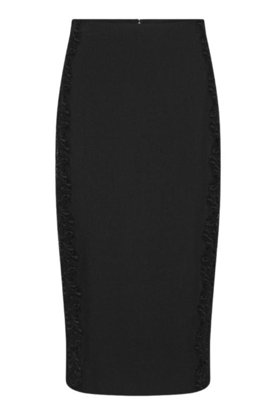 26FW 로테이트 롱 스커트 116647100 099 Black
