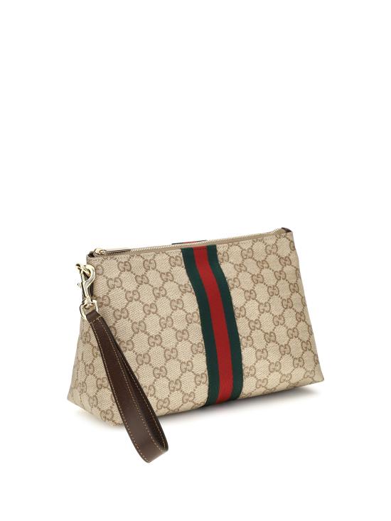 26FW 구찌 웹 디테일 GG 파우치 875821FAF79 BEIGE