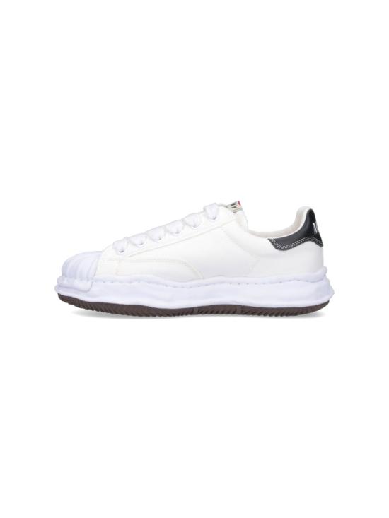26FW 메종 미하라 야스히로 블레이키 OG 솔 캔버스 로우탑 스니커즈 A08FW735WHITE - MAISON MIHARA YASUHIRO