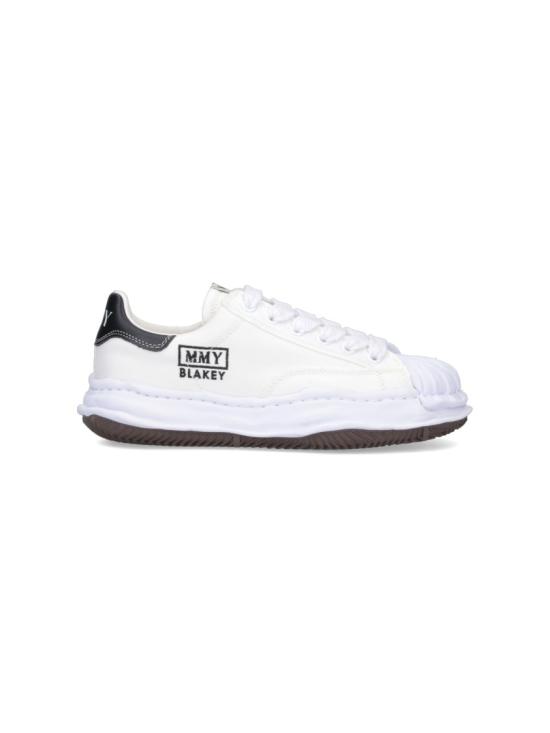 26FW 메종 미하라 야스히로 블레이키 OG 솔 캔버스 로우탑 스니커즈 A08FW735WHITE