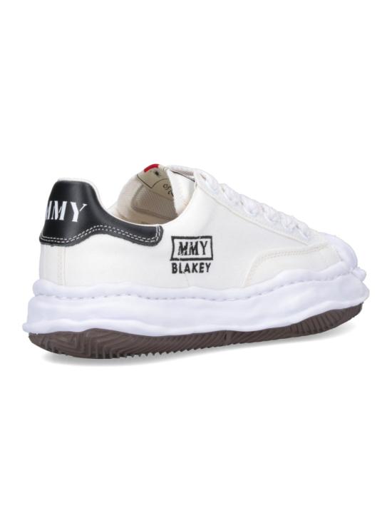 26FW 메종 미하라 야스히로 블레이키 OG 솔 캔버스 로우탑 스니커즈 A08FW735WHITE - MAISON MIHARA YASUHIRO