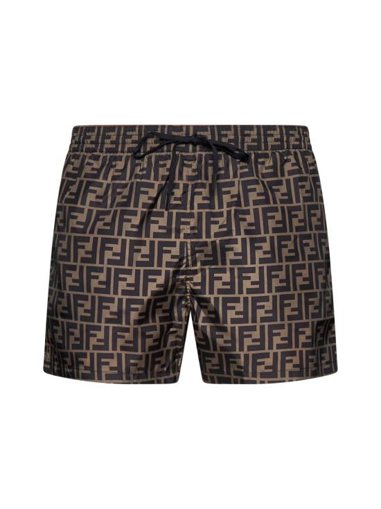 26SS 펜디 테크니컬 패브릭 숏팬츠 FXB077A79FF13IZ BROWN
