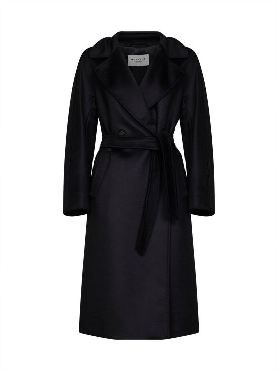 26FW 위켄드막스마라 코트 2625016021600WKDRESINA013 BLACK