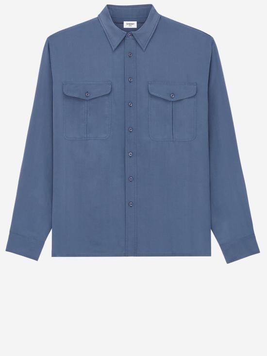 26SS 생로랑 셔츠 854249 NAVY