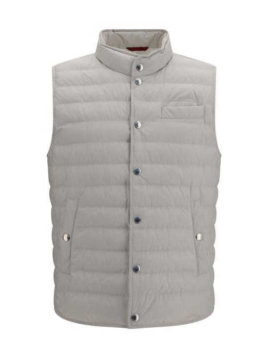 26FW 브루넬로 쿠치넬리 베스트 MV4081711 GRAY - BRUNELLO CUCINELLI