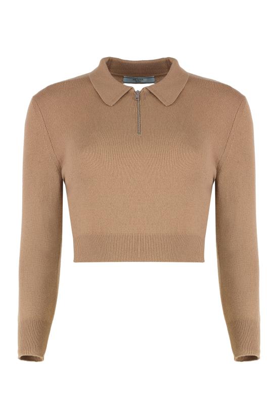 25FW 프라다 스웨터 P24R2P S OOO CAMEL