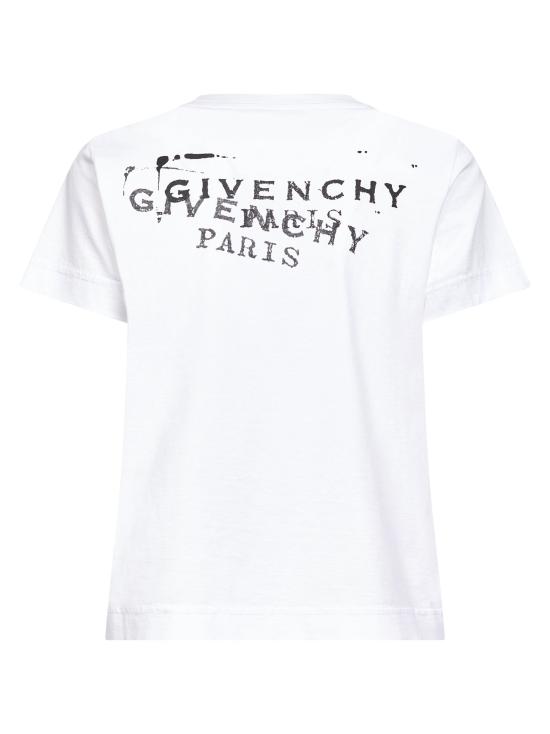 26SS 지방시 폴로 티셔츠 BW70FJP7A7100 WHITE - GIVENCHY