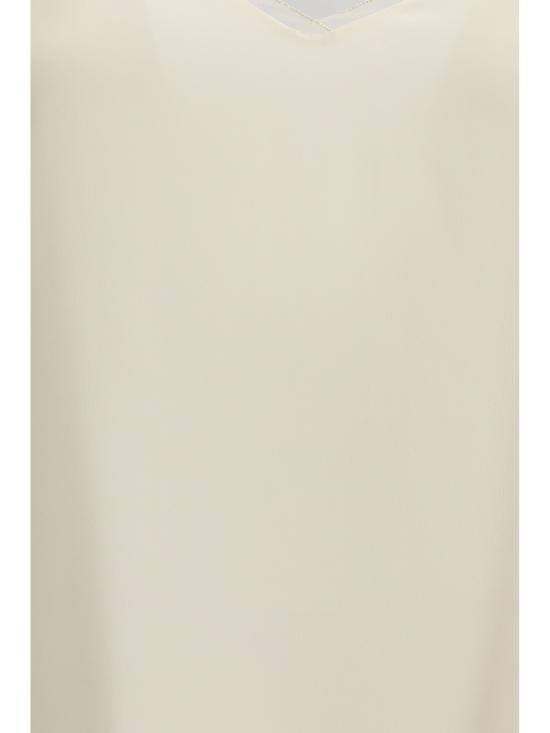 26SS 파비아나 필리피 크레프 드 신 란제리 탑 TPD276F281M152 BEIGE
