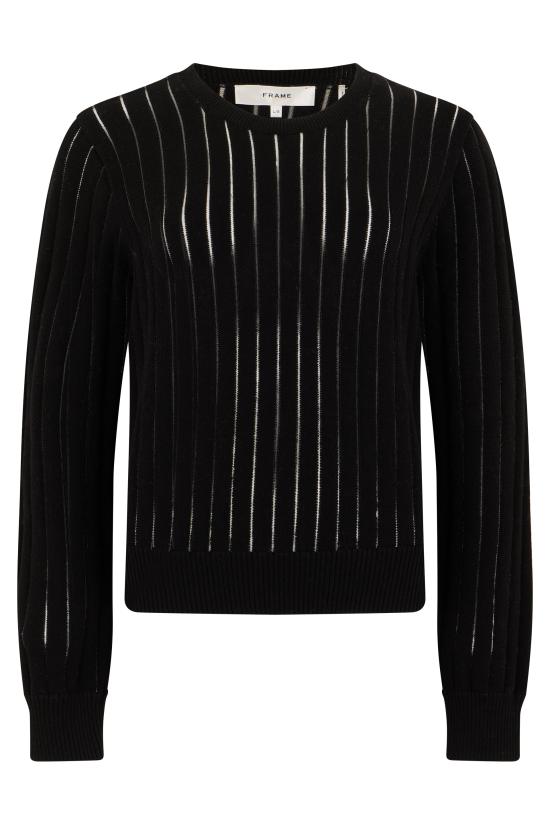 25FW 프레임 스웨터 WE25KSW002 BLACK