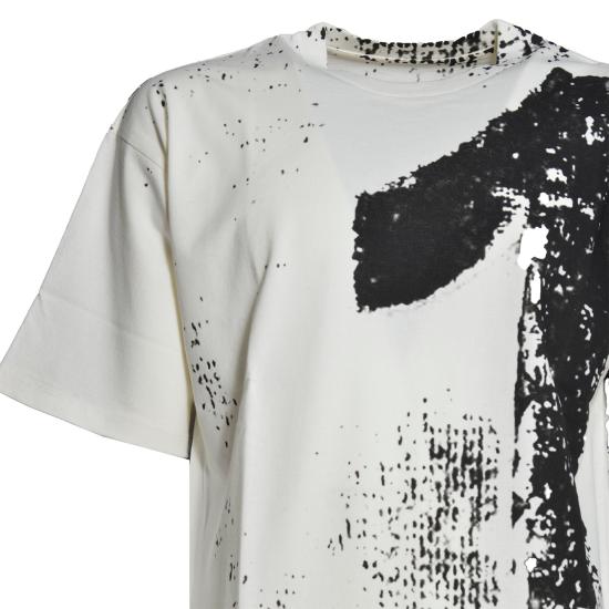 26FW 마르지엘라 반팔 티셔츠 S50GC0741M20222 101 BIANCO NERO - MAISON MARGIELA