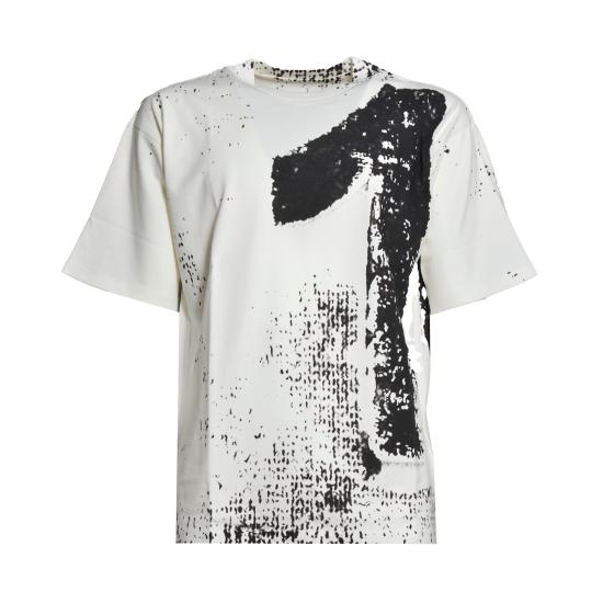 26FW 마르지엘라 반팔 티셔츠 S50GC0741M20222 101 BIANCO NERO