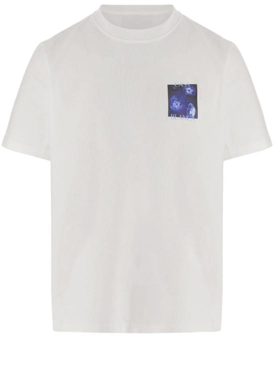 26FW 카사블랑카 반팔 티셔츠 MAW26JTS00110 White