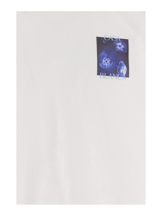 26FW 카사블랑카 반팔 티셔츠 MAW26JTS00110 White - CASABLANCA