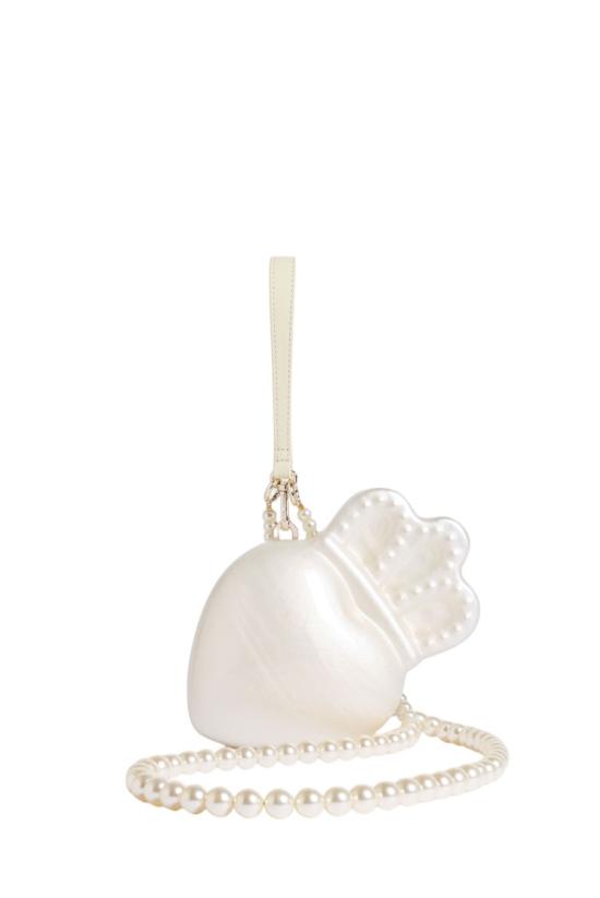 26FW 시몬로샤 숄더백 BAG2270773PEARL White