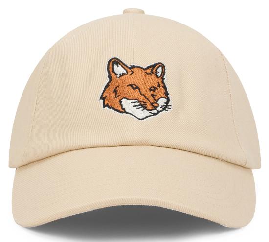 26SS 메종키츠네 폭스 헤드 캡 PM06100WW0096 BEIGE - MAISON KITSUNE