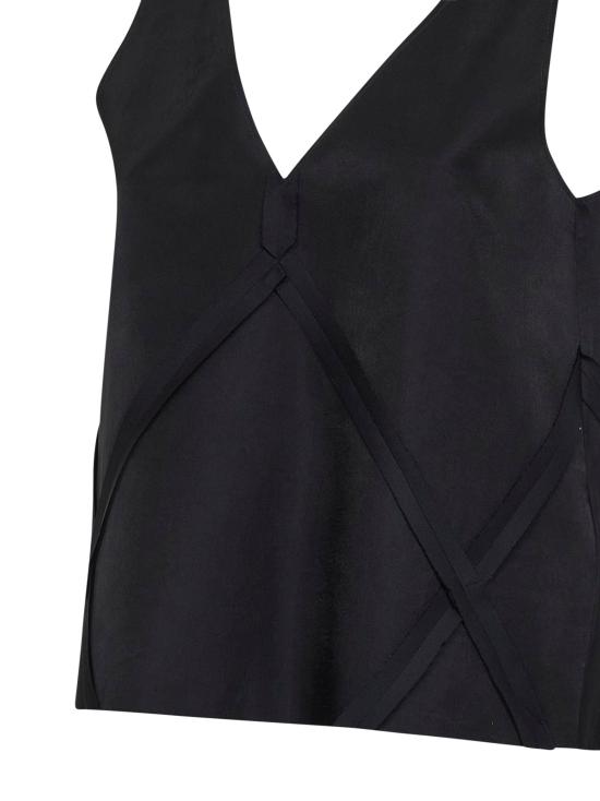 26SS MM6 메종마르지엘라 민소매 티셔츠 S62NL0059M35880900 BLACK - MM6 MAISON MARGIELA