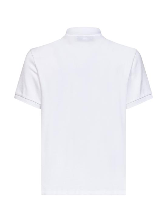 26FW 아미 스몰 하트 로고 폴로 셔츠 BFUPL001760100 WHITE - AMI