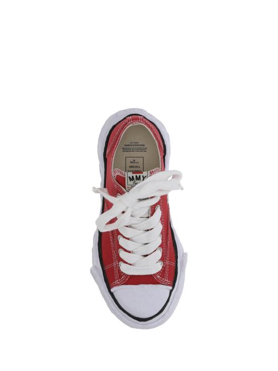 26SS 메종 미하라 야스히로 피터슨23 OG 솔 캔버스 로우탑 A11FW702 RED - MAISON MIHARA YASUHIRO