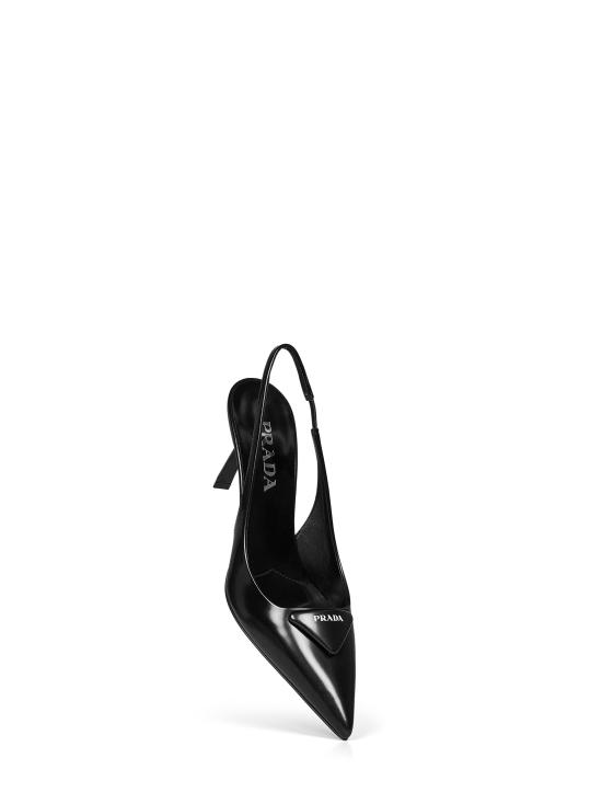 26FW 프라다 레더 슬링백 펌프 1I901MDD75055F0002 BLACK - PRADA
