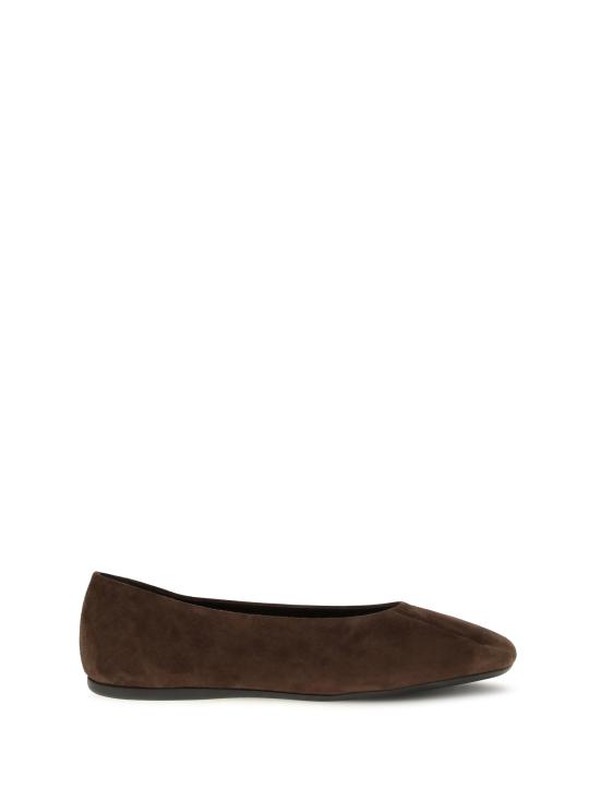 26FW 프라다 브러쉬드 레더 발레리나 1F522OF005103 BROWN