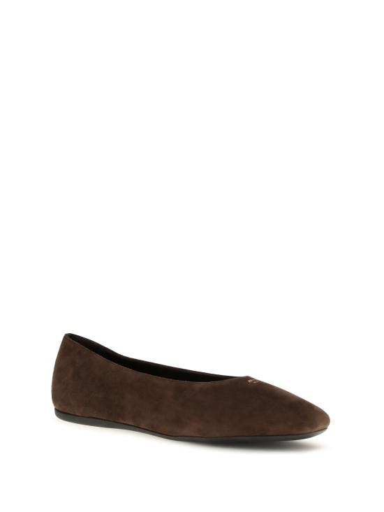 26FW 프라다 브러쉬드 레더 발레리나 1F522OF005103 BROWN - PRADA