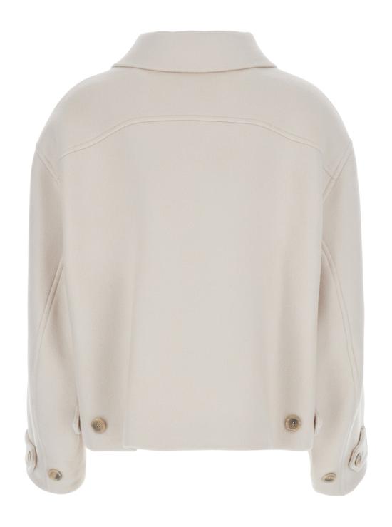 26FW 세미쿠튀르 코트 Y6WV54 WHITE - SEMI-COUTURE