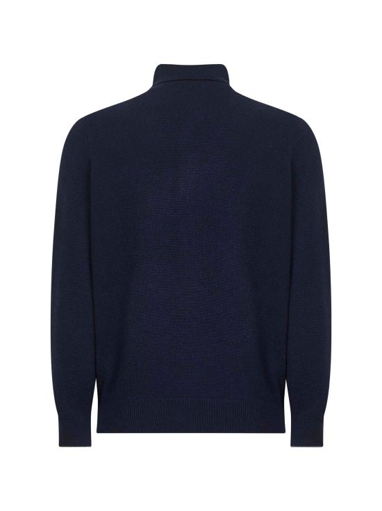 26FW 브루넬로 쿠치넬리 캐시미어 셔츠 스타일 카디건 M22703806 CW425 BLUE - BRUNELLO CUCINELLI