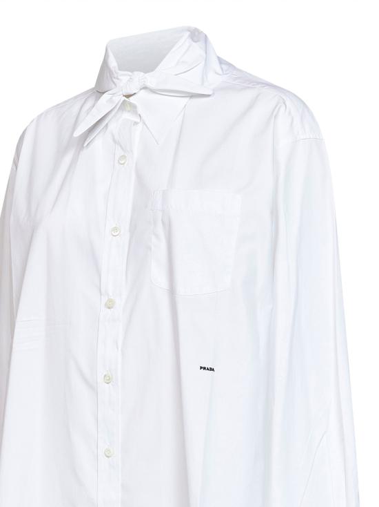 26FW 프라다 셔츠 P470JROOO6283F0009 WHITE - PRADA