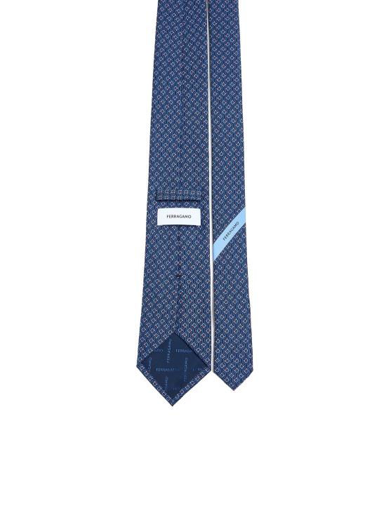 26FW 살바토레 페라가모 넥타이 3509504TETRIS768562 BLUE - SALVATORE FERRAGAMO