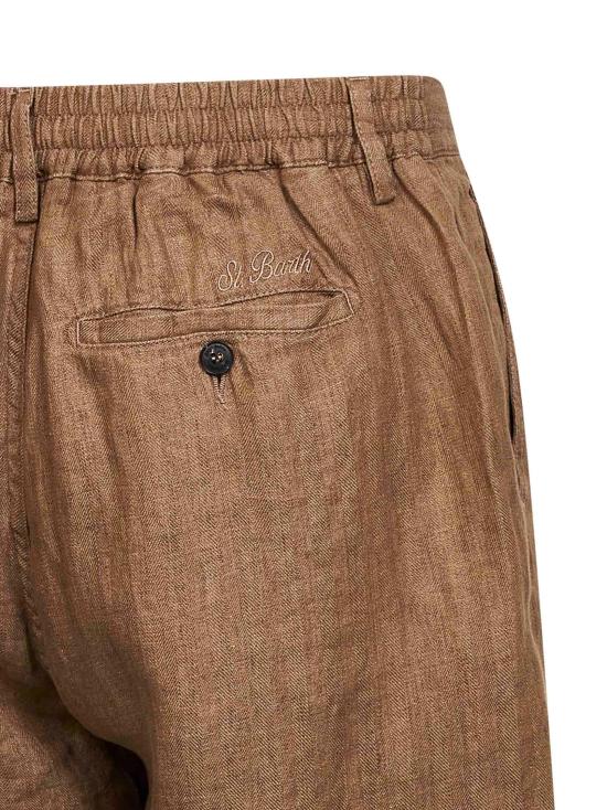 26SS 세인트바쓰 숏팬츠 SEB0001 00447L BROWN - MC2 SAINT BARTH