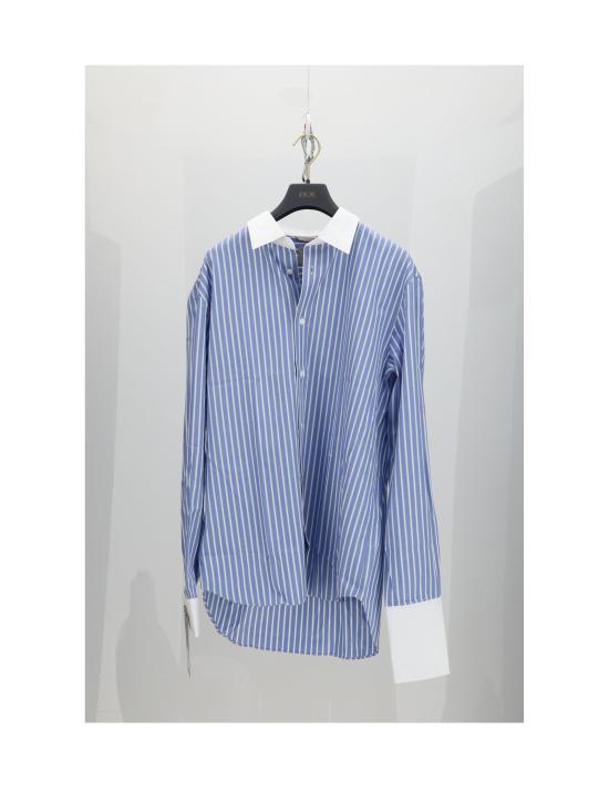 26FW 디올 셔츠 693C501A3086 BLUE - DIOR