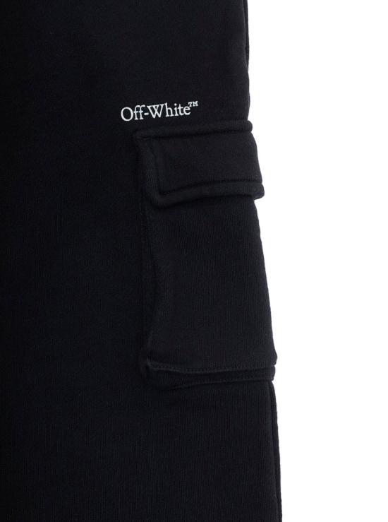 26SS 오프화이트 팬츠 44GCH00BS26F00 BLACK - OFF WHITE