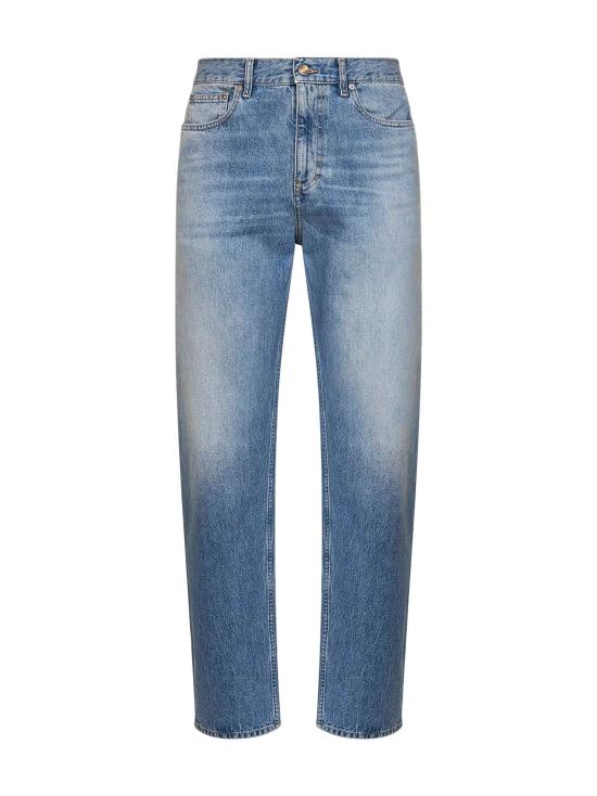 26FW 구찌 슬림 핏 코튼 데님 팬츠 844629XDDD24009 BLUE