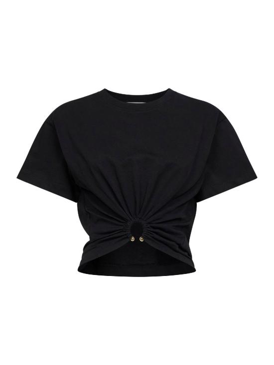 26SS 파코라반 폴로 티셔츠 23AJTO539CO0485P001 BLACK