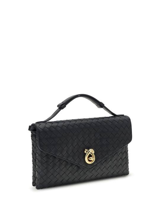 26SS 보테가베네타 노트 락 크로스바디백 817191V08Z0 BLACK - BOTTEGA VENETA