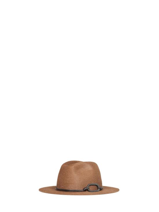 26FW 브루넬로 쿠치넬리 모자 MCAP90233 C2870 BROWN - BRUNELLO CUCINELLI