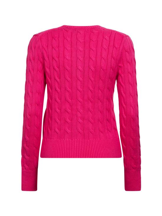 26SS 폴로 랄프로렌 폴로 자수 케이블 니트 가디건 211971868 509 PINK - POLO RALPH LAUREN
