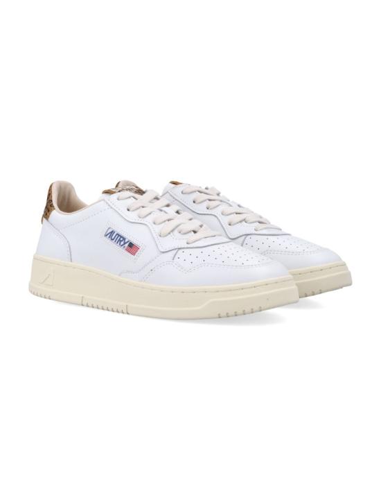 26FW 오트리 메달리스트 로우 레더 스니커즈 AULWHJ02WL White - AUTRY