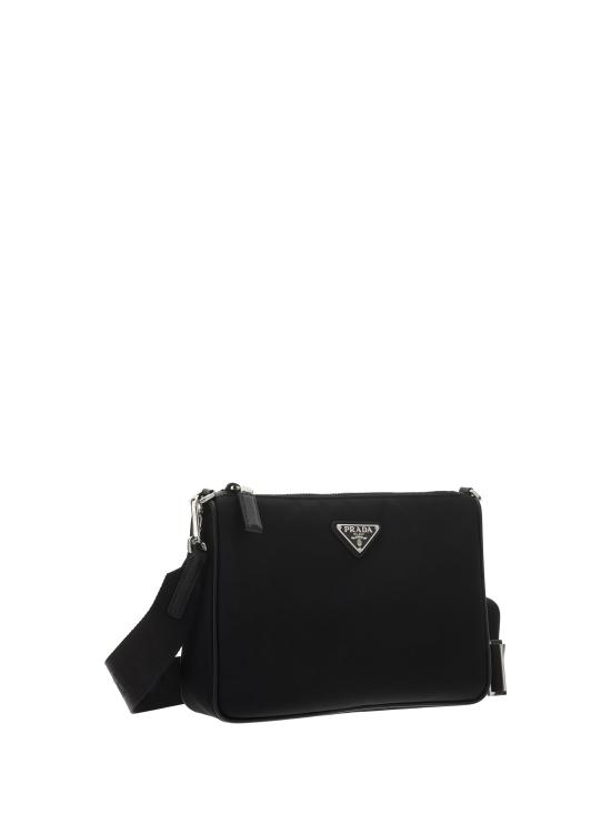 26SS 프라다 리나일론 앤 사피아노 레더 숄더백 2VH113VXOP2DMH BLACK - PRADA